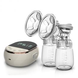 New Intelligent Portable Rechargeable Double Electric Breast Pump for Baby Milk Feeding